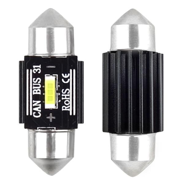 LED žiarovky CANBUS 1860 1SMD UltraBright Festoon C5W C10W C3W 31mm White 12V/24V (02441)