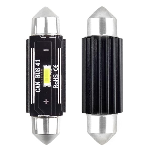 LED žiarovky CANBUS 1860 1SMD UltraBright Festoon C5W C10W C3W 41mm White 12V/24V (02444)