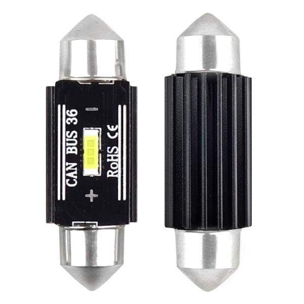 LED žiarovky CANBUS 1860 1SMD UltraBright Festoon C5W C10W C3W 36mm White 12V/24V (02442)